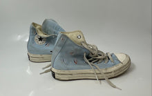 Load image into Gallery viewer, Converse Womens Chuck 70 High Light Blue With Butterflies Sneaker Shoes Size 6