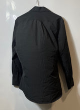Load image into Gallery viewer, Bergamo New York Mens Black Long Sleeve Slim Fit Dress Shirt Size Medium
