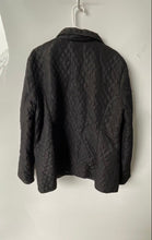 Load image into Gallery viewer, St.John's Bay Womens Black Quilted Button Front Long Sleeve Puffer Jacket Sz XL