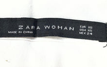 Load image into Gallery viewer, Zara Womens Tan Corduroy Flat Front High-Rise Wide-Leg Cropped Pants Size XS