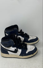 Load image into Gallery viewer, Nike Kids Jordan 1 Retro High OG FD1437-401 White Black Blue Sneaker Shoes 5.5Y