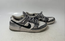Load image into Gallery viewer, Nike Womens Dunk Low DO5882-001 Silver Round Toe Lace-Up Sneakers Shoes Size 8