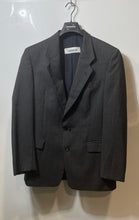 Load image into Gallery viewer, Uno Uomo Mens Gray Long Sleeve Pockets Two-Button Blazer Size 40