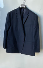 Load image into Gallery viewer, Sean John Mens Blue Long Sleeve Pockets Notch Lapel Two-Button Blazer Size 50R