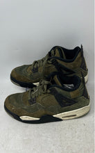 Load image into Gallery viewer, Nike Boys Air Jordan 4 SE FB9928-200 Green Lace-Up Low Top Sneakers Shoes Sz 7Y