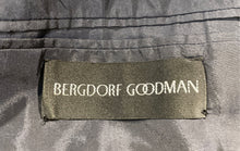 Load image into Gallery viewer, Bergdorf Goodman Mens Black Notch Lapel Two-Button Blazer Jacket Size 42