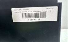 Load image into Gallery viewer, Sharp CD-DK890N Black 5-Disc Mini Shelf And Audio Component System Not Tested
