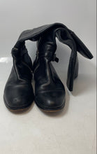 Load image into Gallery viewer, Coach Womens Micha Black Leather Round Toe Side Zip Knee High Riding Boots Sz 8B