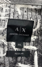 Load image into Gallery viewer, Authentic Armani Exchange Mens Black White Printed Button-Up Shirt Size XXL