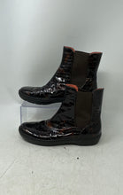 Load image into Gallery viewer, Sperry Womens Brown Animal Print Leather Pull-On Chelsea Boots Size 7.5 M