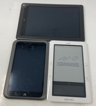 Load image into Gallery viewer, Lot Of 3 Pcs Assorted Barnes & Noble Nook Android Tablets Not Tested For Parts
