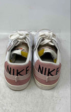 Load image into Gallery viewer, Nike Womens Blazer Low '77 Jumbo White Pink Lace-Up Sneakers Shoes Size 12