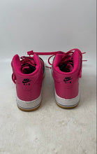 Load image into Gallery viewer, Nike Girls Air Force 1 Mid GS 518218-016 Black Vivid Pink Sneaker Shoes Sz 6.5Y