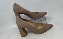 Load image into Gallery viewer, Vince Camuto Womens Ableen Beige Suede Slip-On Block Pump Heels Size 7M
