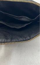 Load image into Gallery viewer, Coach Womens Brown Black Signature Stripe Leather Trim Zipper Wristlet Wallet