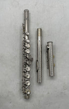Load image into Gallery viewer, Glory Silver-Tone Closed Hole Musical Instrument Detachable Flute With Case