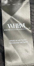 Load image into Gallery viewer, White House Black Market Womens Black White Striped Pullover Sweater Size L