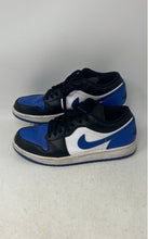 Load image into Gallery viewer, Nike Mens Air Jordan 1 Low 553558-140 Blue White Black Sneakers Shoes Size 8