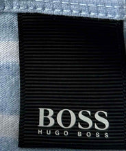Load image into Gallery viewer, Hugo Boss Mens Blue White Striped Print Short Sleeve T-Shirt Size XXL INT