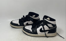 Load image into Gallery viewer, Nike Womens Air Jordan 1 Mid DV0991-101 Black White Lace-Up Sneaker Shoes Size 7