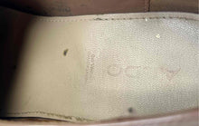 Load image into Gallery viewer, Aldo Womens Brown Leather Closed Toe Lace-Up Low Top Platform Sneaker Shoes Sz 8
