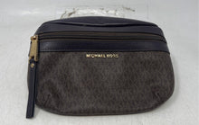 Load image into Gallery viewer, Michael Kors Womens Brown Signature Print Leather Waist Belt Fanny Pack Bag