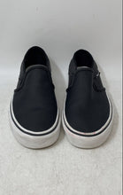 Load image into Gallery viewer, Vans Womens Asher 508731 Black White Low Top Slip-On Sneaker Shoes Size 7