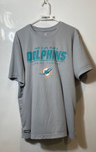 Load image into Gallery viewer, New Era Mens Gray Miami Dolphins Pullover NFL Football T-Shirt Size XL