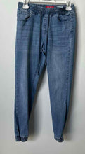 Load image into Gallery viewer, Guess Womens Blue Denim 5-Pocket Design Elastic Waist Tapered Leg Jeans Size XS