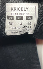 Load image into Gallery viewer, Kricely Mens Yellow Black Low Top Lace-Up Sneakers Shoes Size 15