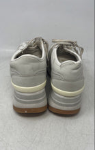 Load image into Gallery viewer, Pull & Bear Womens Gray White Round Toe Low Top Lace-Up Sneakers Shoes Size 6