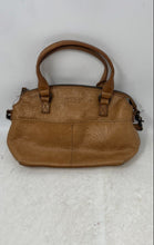 Load image into Gallery viewer, American Leather Co. Womens Brown Embossed Shoulder Strap Satchel Handbag