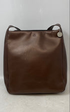 Load image into Gallery viewer, The Sak Womens Brown Leather Single Strap Zip Top Lined Shoulder Handbag