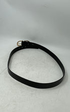 Load image into Gallery viewer, Tahari Womens Black Leather Double-Ring Adjustable Buckle Belt With Tag
