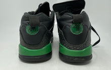 Load image into Gallery viewer, Authentic Nike Boys Air Jordan Spizike Low Black Green Sneaker Shoes Size 7Y