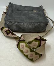 Load image into Gallery viewer, Thomas And Lee Womens Gray Boho Detachable Strap Shoulder Crossbody Purse