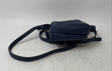 Load image into Gallery viewer, Nautica Womens Navy Blue Pebbled Embroidered Logo Zipper Phone Crossbody Purse