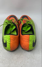 Load image into Gallery viewer, Nike Mens Hypervenom Phelon III 852556-308 Green Orange Soccer Cleats Size 12