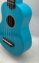 Load image into Gallery viewer, Hola! Ukuleles Model HM-21LB Blue 4-String Beginners Soprano Ukulele In Box