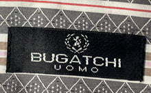 Load image into Gallery viewer, Bugatchi Uomo Mens Multicolor Striped Cotton Long Sleeve Button-Up Shirt Size M