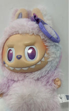 Load image into Gallery viewer, Pop Mart Purple Labubu The Monster Replica Plush Figure Keychain Collectible