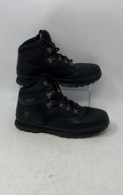 Load image into Gallery viewer, Timberland Boys Euro Hiker Black Leather Round Toe Lace-Up Combat Boots Size 7
