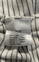 Load image into Gallery viewer, Lacoste Mens White Black Striped Cotton Short Sleeve Collared Polo Shirt Size 3