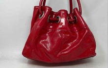 Load image into Gallery viewer, Roberta Gandolfi Womens Red Charm Bottom Studs Shoulder Handbag