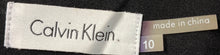 Load image into Gallery viewer, Calvin Klein Womens Black Sleeveless Full-Zip Tank Dress Size 10 With Tag