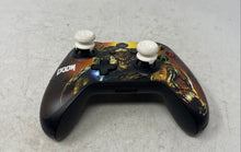 Load image into Gallery viewer, Microsoft Xbox One Model 1537 Black Doom Skin Wireless Controller Not Tested