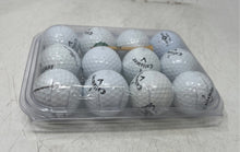 Load image into Gallery viewer, Set Of 12 Pcs Callaway White Standard Pattern Recycled Golf Balls Pack