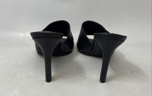 Load image into Gallery viewer, DKNY Womens Bronx Black Leather Slip-On Stiletto Mule Heels Size 7.5 M