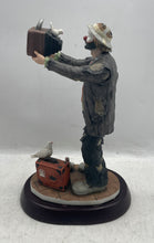 Load image into Gallery viewer, Vintage Flambro Emmett Kelly Jr Watch The Birdie Limited Edition Clown Figurine