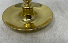 Load image into Gallery viewer, Vintage Baldwin Gold-Tone Shiny Polished Saucer Base Candlestick Holder